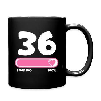 36th birthday 36 years - Full Colour Mug - black - Right