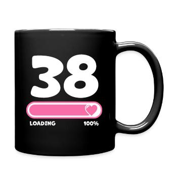 38e anniversaire 38 ans - Mug uni - noir - Droite
