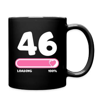 46th birthday 46 years - Full Colour Mug - black - Right
