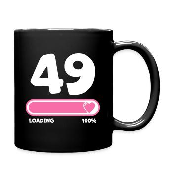 49th birthday 49 years - Full Colour Mug - black - Right
