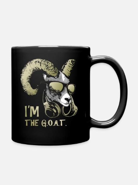 Ik ben The Goat Bling Cool en Funny Music Animal - Mok uni - zwart