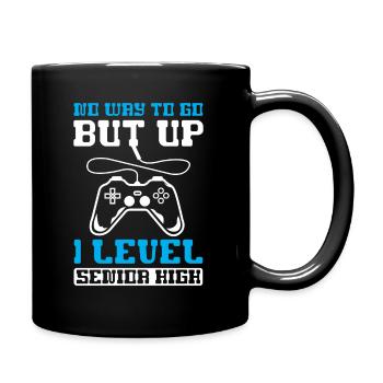 Teens Back to School No Way to Go Up One Level - Full Colour Mug - black - Right