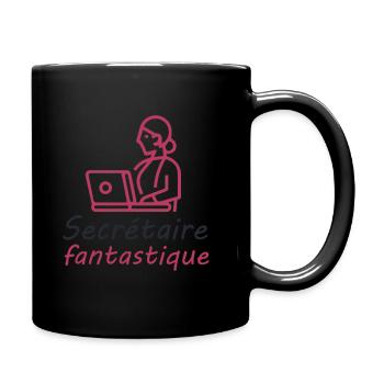 Tshirt femme Secrétaire fantastique - Mug uni - noir - Droite
