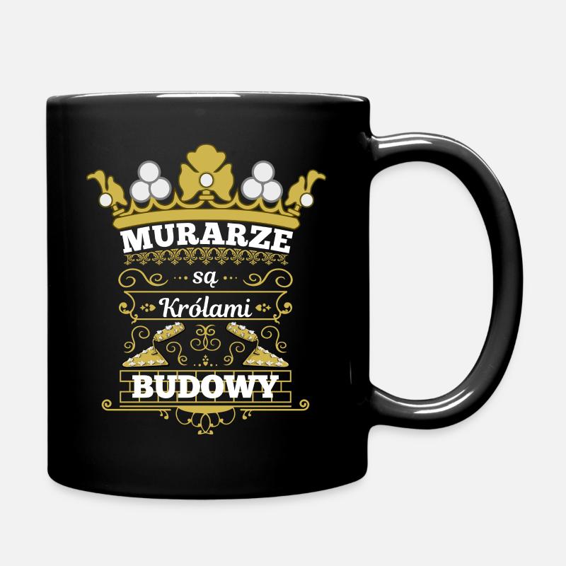 murarze se krolami budowy - Mug uni - noir