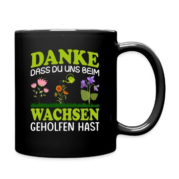 Erzieherin Tagesmutter Kindergarten Kita - Tasse einfarbig - Schwarz - Rechts