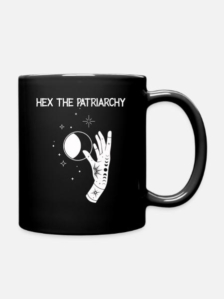 Hex The Patriarchy - Full Colour Mug - black