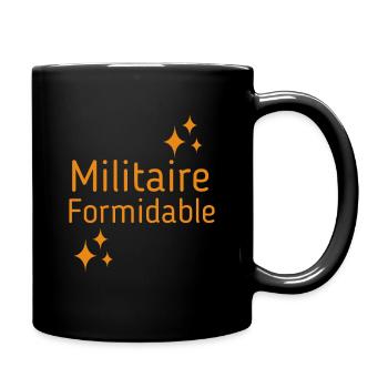 Tshirt femme Militaire formidable - Mug uni - noir - Droite