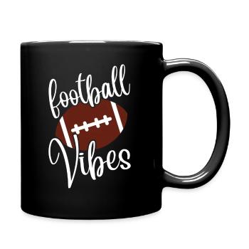 Football Vibes - Football Player - Full Colour Mug - black - Right