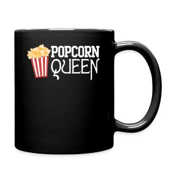 Popcorn Queen - Full Colour Mug - black - Right