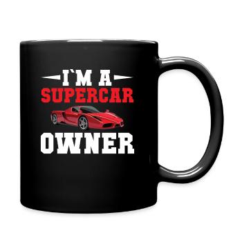 I am a supercar owner - car - Full Colour Mug - black - Right