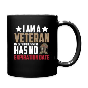 Vétéran de LA citation du soldat de l’armée américaine - Mug uni - noir - Droite
