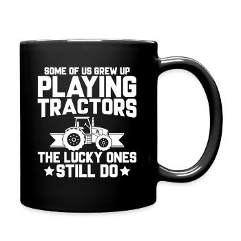 Conducteur de tracteur Tracteurs Agriculteur - Agriculture - Mug uni - noir - Droite