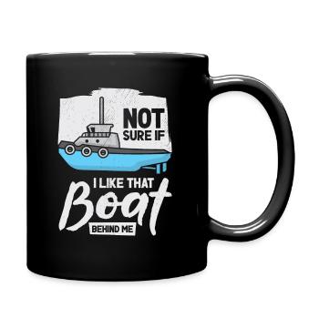 Remorqueur Marin Capitaine Bateau Propriétaire Mer - Mug uni - noir - Droite