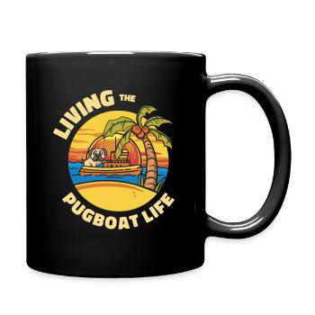 Remorqueur Pug Boat Life Sailing Pug Owner Boat - Mug uni - noir - Droite