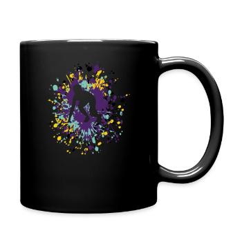 Athletics Ready To Run Color Splash - Tasse einfarbig - Schwarz - Rechts