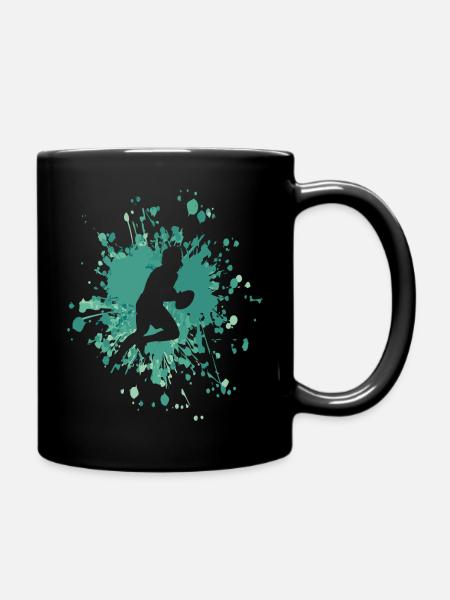 Quarterback Color Splash - Tasse einfarbig - Schwarz