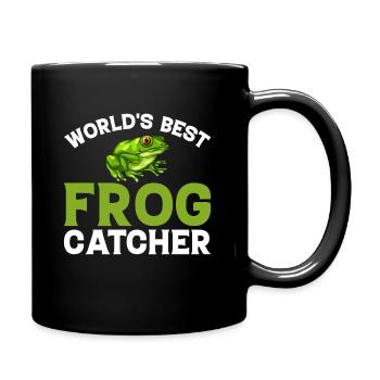 World's Best Frog Catcher - Frog - Full Colour Mug - black - Right