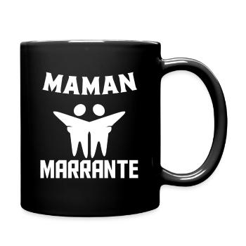 Tshirt femme Maman Marrante - Mug uni - noir - Droite