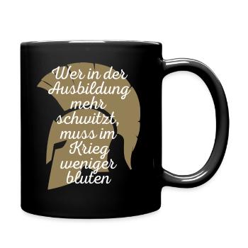 Spartaner - Tasse einfarbig - Schwarz - Rechts