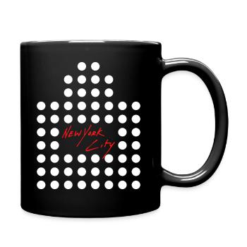 NY NEW YORK CITY USA GRATTE CIEL EN POINTS - Mug uni - noir - Droite