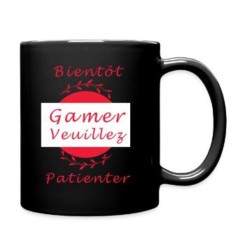 Tshirt homme Bientôt gamer veuillez patienter - Mug uni - noir - Droite