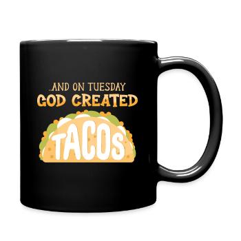 Taco Tacos Cuisine mexicaine - Mug uni - noir - Droite