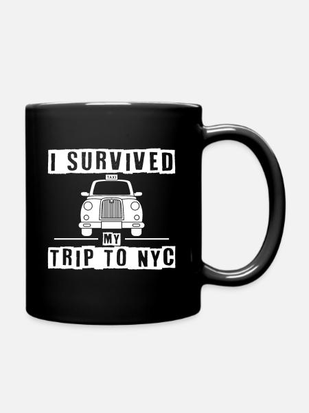 J’ai survécu à mon voyage à New York - Mug uni - noir