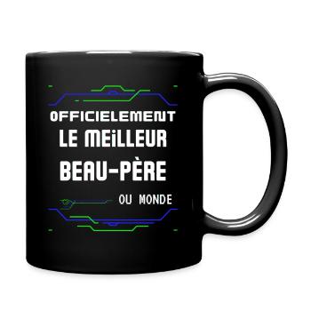 Le Meilleur Beau Père Ou Monde Pour Fête Des Pères - Full Colour Mug - black - Right