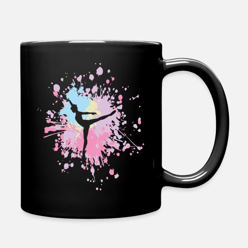 Dance With Passion Color Splash - Tasse einfarbig - Schwarz