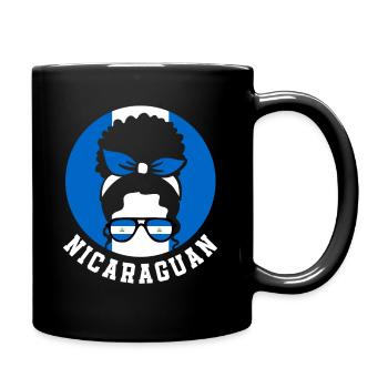 Nicaraguan girl Nicaragua - Full Colour Mug - black - Right