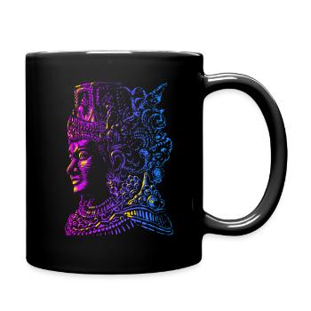retro Hindu God - Full Colour Mug - black - Right