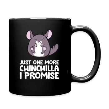 Juste un chinchilla de plus que je promets Pet - Mug uni - noir - Droite