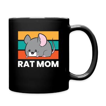 Rat Maman Pet Rat Propriétaire Rat Mama Mignon Rats - Mug uni - noir - Droite