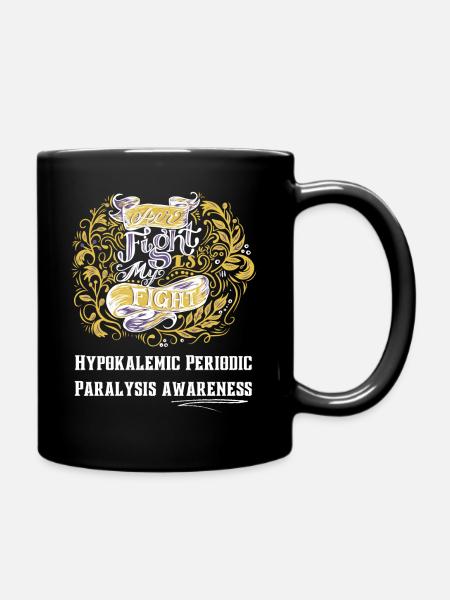 Bekämpfung der hypokaliämischen periodischen Lähmung Bewusstsein - Tasse einfarbig - Schwarz