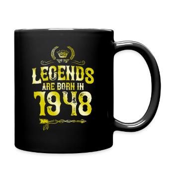 1948 legends born in - Full Colour Mug - black - Right