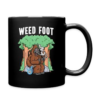Marijuana Bigfoot Weed - Full Colour Mug - black - Right