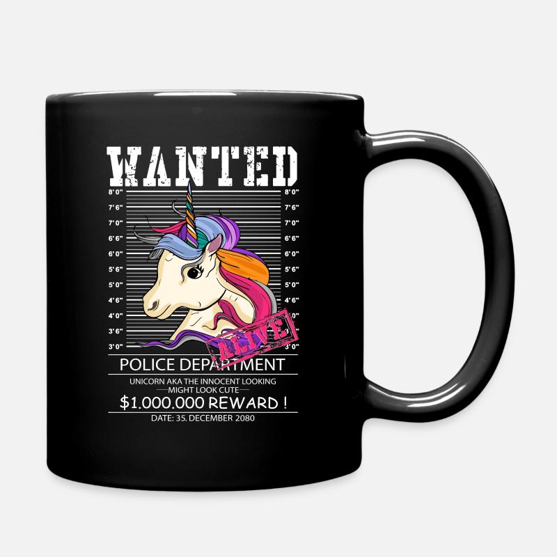 Licorne recherchée vivante Dernière licorne recherchée - Mug uni - noir