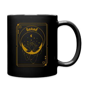 tarot phase de la lune - Mug uni - noir - Droite