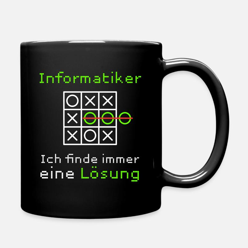 Informatiker Informatik Student Lustiger Spruch - Tasse einfarbig - Schwarz