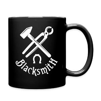 blacksmith Design for a blacksmith hobby lover - Full Colour Mug - black - Right