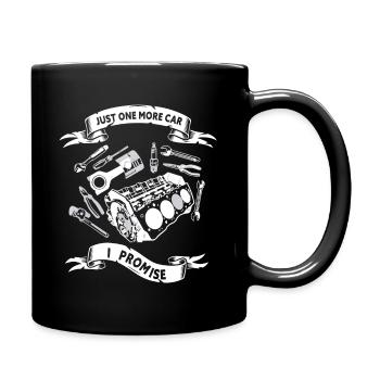 Just One More Car Part I Promise - Full Colour Mug - black - Right