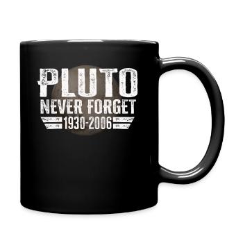 N’oubliez jamais Pluto Design Retro Style Funny Space - Mug uni - noir - Droite