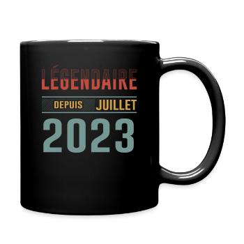 Légendaire Depuis Juillet 2023 Anniversaire Cadeau - Mug uni - noir - Droite