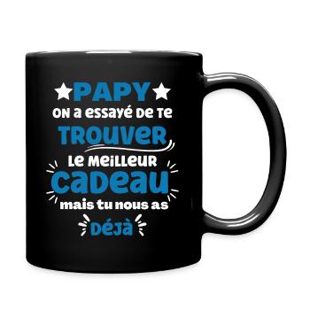 Meilleur cadeau pour Papy - Fête des grands-pères - Mug uni - noir - Droite