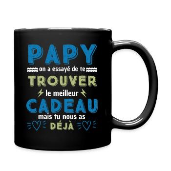 Meilleur cadeau pour Papy - Fête des grands-pères - Mug uni - noir - Droite