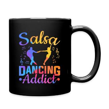 Salsa Dancing Addict Danse Latine Salsa - Mug uni - noir - Droite
