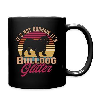 Ce n’est pas des poils de chien, c’est des paillettes de bouledogue - Bulldogge - Mug uni - noir - Droite