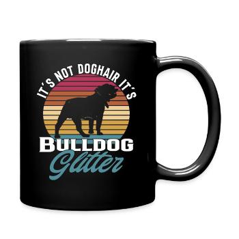 Ce n’est pas des poils de chien, c’est des paillettes de bouledogue - Bulldogge - Mug uni - noir - Droite