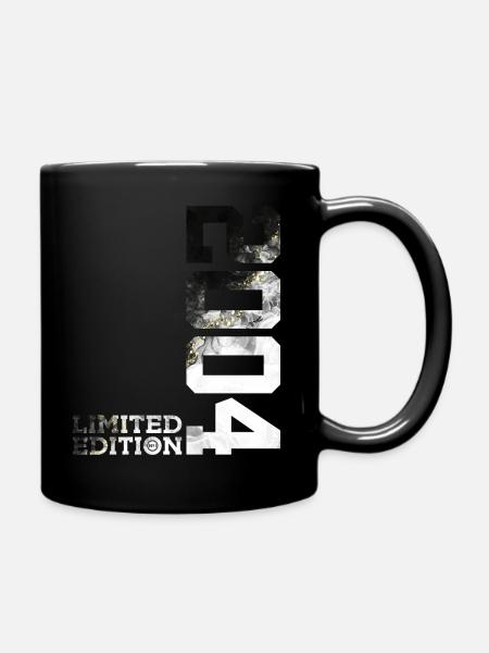22. GEBURTSTAG LIMITED EDITION 2004 - Tasse einfarbig - Schwarz