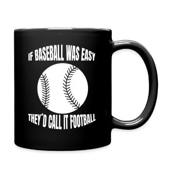 Baseball Gift Baseball Game Baseball Lovers - Full Colour Mug - black - Right